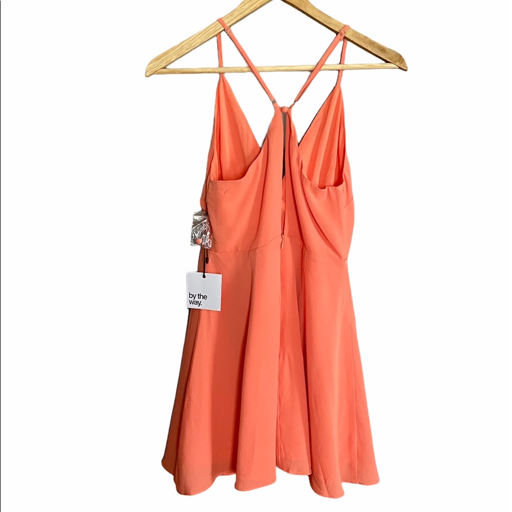 Sold NWT By The Way Liliana Front Tie Mini Dress - Picture 4 of 8